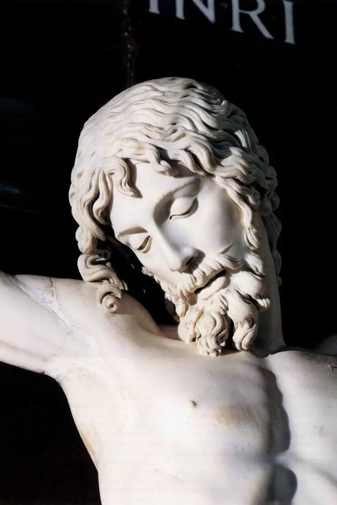 Cristo crucificado de Benvenuto Cellinin Monasterio de El Escorial