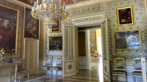 Interior de la Casita del Príncipe de El Escorial