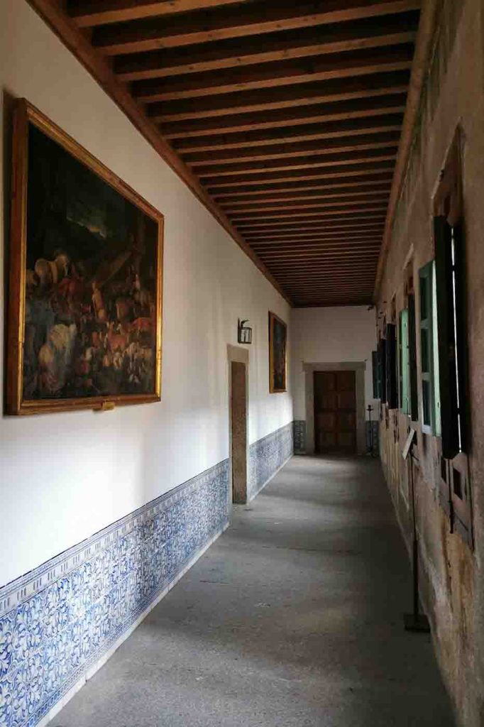 Interior del palacio de los Austrias pasillo